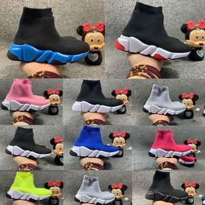 kids shoes speed Triple-S toddlers sneakers youth Paris Sock boots kid designer shoe high black girls boys baby trainers