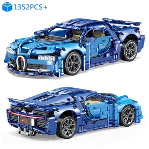 Diecast Model City Speed Racing Car Bugattied Chiron Difficult Challenge MOC Technical 42083 Building Blocks Toys Bricks For Kids Gifts 230705