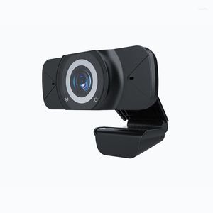 Camcorders Computer Camera Usb2.0 Full Hd Webcam High Definition Glass Lens Smooth Speed Auto Focus Clip On Pc Laptop 1080p