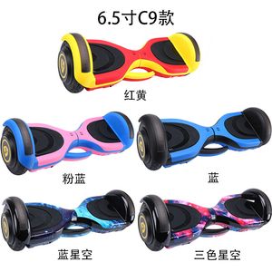 Andra sportartiklar 65-tums elektrisk balansskoter Smart Bluetooth Hoverboard 230706