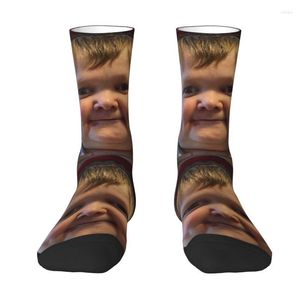 Herrensocken Kawaii bedruckt Hasbulla Magomedov für Damen Herren Stretch Sommer Herbst Winter Lustige Hasbullah Smile Crew