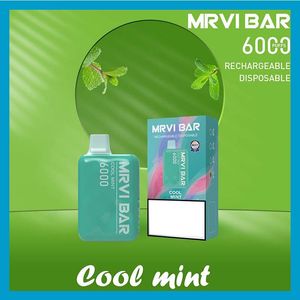 Mrvi バー 6000 使い捨てアークペン電子タバコデバイス 650mAh バッテリー 13 ミリリットルポッドプレフィルドカートリッジ充電式オリオンアーク