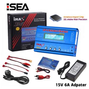 Parts Accessories HTRC iMAX B6 80W Battery Charger Lipo NiMh Liion NiCd Digital RC IMAX B6 Lipro Balance Charger Discharger 15V 6A Adapter 230705