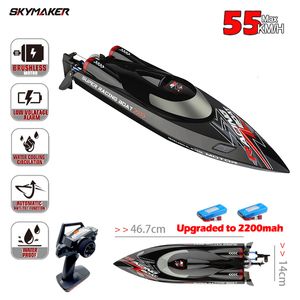 ElectricRC Boats WLtoys WL916 Barca RC ad alta velocità 55kmh Barche telecomandate 2.4GHz Capovolgimento Allarme batteria scarica RC Barca giocattolo Regalo per bambini Adulti 230705