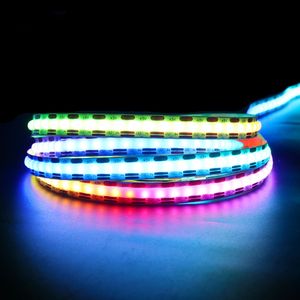 WS2812B Adressierbarer RGB-Pixel-COB-LED-Streifen für Raumdekoration Kawaii 160LED/m 5mm 10mm 5V Traumfarben-LED-Band Dimmbar