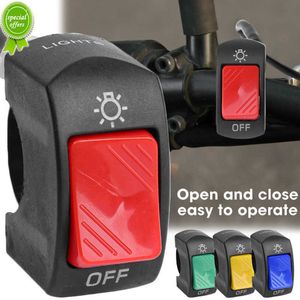 Nuovo interruttore di controllo del faro del motociclo Montaggio sul manubrio ON OFF Pulsante di controllo Lampada di segnalazione del motociclo Accessori per interruttori modificati