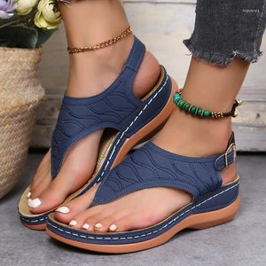 Sandals Women Summer Shoes Platform Non-slip Closed Toe Wedge Ladies Light Casual Large Size