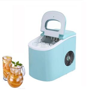 Fabricante de gelo elétrico doméstico compacto Bullet máquina de cubos de gelo automática doméstica máquina de fazer gelo para loja de chá de leite