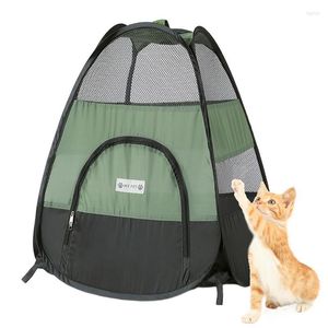 Capas para assento de carro para cães, tenda para animais de estimação, animais de estimação respiráveis, ninho destacável com design de janela em grade, construção forte, adequada para filhotes de pato