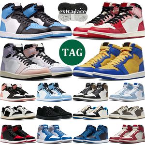 1 Retro High OG Heritage 1s Basketballschuhe Herren Damen Dark Mocha Marina Blue Patent Bred Homage to Home Light Smoke Grey Herrentrainer