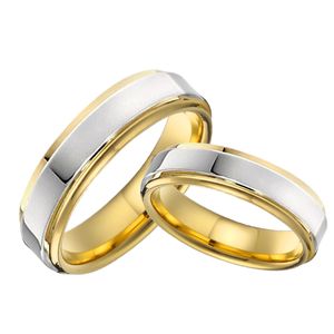 USA Größe 5 bis 15 Western Titan Modeschmuck Paar Eheringe für Männer und Frauen Alliance LOVE Ehe-Fingerring