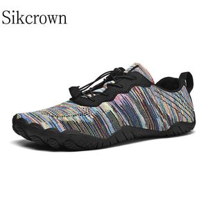 Scarpe da escursionismo Scarpe da acqua Scarpe da nuoto Trail running minimalista da uomo Barefoot Wide Aqua Sock Scarpe per kayak Canottaggio Surf Walking 46 HKD230706