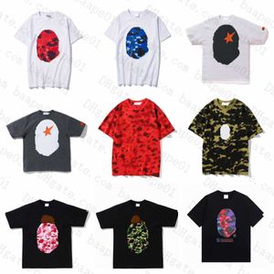 T-Shirts Herren Designer Bapesta T-Shirt Sommer Streetwear Kurzarm Männer Frauen Qualität Hip Hop T-Shirt M-XXL