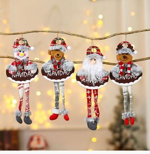Ozdoby świąteczne Bałwan Trend Moda Prezent na Boże Narodzenie Mały wisiorek Pluszowa lalka Wisiorek na choinkę Dostawy