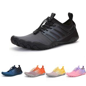 Calçado para Caminhada Confortável Elástico Secagem Rápida Sapatos de Surf descalço Homens Mulheres Respirável Antiderrapante Upstream Aqua Shoe Beach Wading Shoes HKD230706