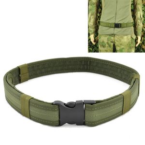 WeSpo 1/5inch 38mm Cintura di sicurezza per polizia Heavy Duty Tactical Combat Gear Utility Cintura regolabile in nylon per pantaloni da uomo228M