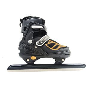 Ice Skates Adjustable Shoes Adult Children Warm Ball Knife Blade Real Patines Men Women 230706