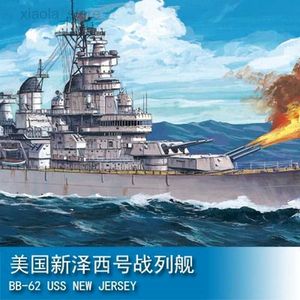 モデルセット トランペッターホビーボス 1/700 スケール戦艦 USS ニュージャージー BB-62 組み立てモデル プラスチック軍艦ボートキットモデル ボーイズギフト HKD230706