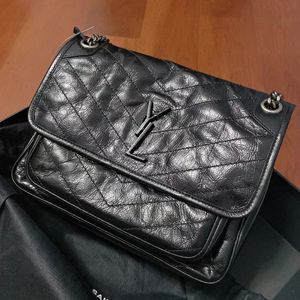 Women chain flap Underarm Cross Body envelope bags strap luxurys Designer quilted city Messenge Totes hand bag mens Genuine Leather fashion Niki Clutch Shoulder Bag