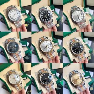 Zegarek dla mężczyzn zegarki datejust wysokiej jakości 41mm 36mm 2813ruch automatyczny projektant męski zegarek damski orologio di lusso klasyczne zegarki na rękę U1 wodoodporny