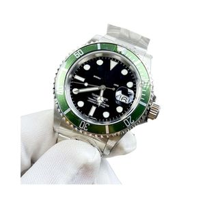 Relógio masculino de luxo, relógios de grife automáticos, mecânicos, modernos, 40MM, estilo clássico, aço inoxidável, à prova d'água, safira luminosa, verde, água, fantasma-2