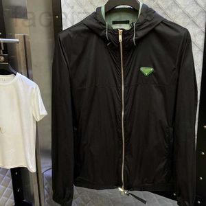PRAITY 남자의 후드 스웨트 셔츠 디자이너 22SS Prado 재킷 코트 가을 사업 캐주얼 까마귀 윈드 방우 방지 유행의 윈드 브레이커 남성 여자 ggj3