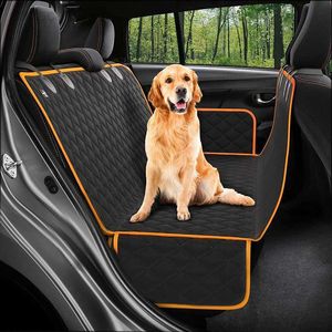 Dog Cover Waterproof Pet Travel Puppy Hammock Car Rear Back Seat Protector Mat Safety Carrier Pad For Dogs HKD230706