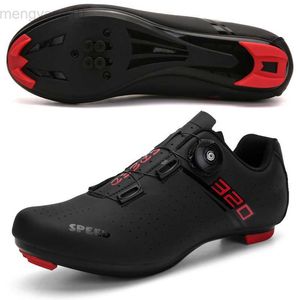Cycling Footwear Cycling Shoes Men's Road Biking Shoes Professional Athletic Bicycle Shoes Self-Locking Road Riding Shoes Swivel Buckles Sneakers HKD230706
