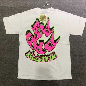 Дизайнерская модная одежда футболка футболка New Hellstar Studios Rodman Green Tee High Street Модная мужская и женская футболка с коротким рукавом Rock Hip Hop 2023