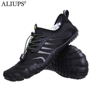 Vandringsskor ALIUPS Herr Aqua Skor Vatten Simning Skor Dam Sneakers Barfota Strandsandaler Upstream Quick-Dry River Sea Diving Gym HKD230706