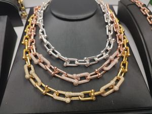Novo pingente feminino de luxo longo 45 cm colar de designer de joias pulseira colares conjunto de noivado para mulheres moda masculina acessórios legais para festa de casamento de alta qualidade