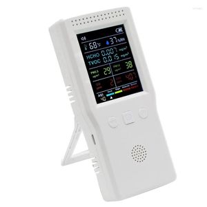 Air Quality Monitor 9 In 1 Formaldehyde Detector Indoor Temperature & Humidity CO2 Meter Detect PM2.5Monitor