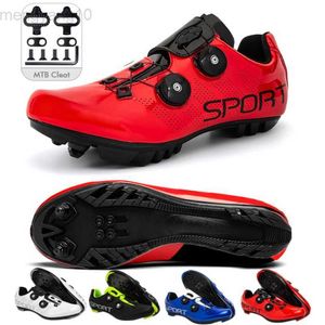 Cycling Footwear New Men Cycling Shoe Sneaker with Cleat Road Mountain Bike Racing Women Bicycle Spd Unisex Mtb Shoes Sapatilha Tenis De Ciclismo HKD230706