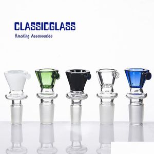 Rauchpfeifen Glasschale Sn Rauchverbindung Farben 10mm 14mm 18mm Weiblich Männlich Wasserpfeife Bohrinsel Bubbler Bong Drop Lieferung nach Hause Ga Dhov7