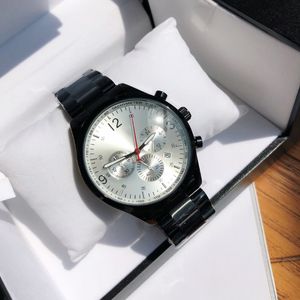 Мужские часы -дизайнер часов 316 из нержавеющей стали l ремешки 40 мм стеклянные объективы мужские часы Quartz Движение Watch Dial Black/Blue/White