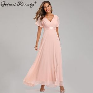 Basic Casual Dresses Sexy Pink Chiffon tulle Maxi Summer Dress Women Casual vintage Long Bridesmaid Prom Dresses club Bodycon Party Dress Vestidos 230706