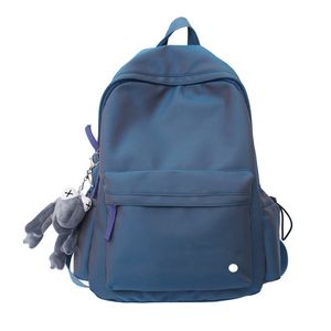 Lu Mochilas para estudantes Shoolbag Campus laptop bolsas de nylon adolescente de alta capacidade com mochila computador de lazer