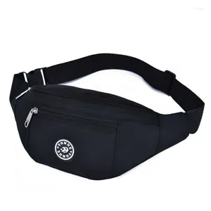 Bolsas de cintura Moda Homens Mulheres Bolsa Bumbum Fanny Pack Cinto Bolsa Dinheiro Carteira Zip Viagens Caminhadas Preto Azul Vermelho Cinza