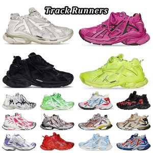 Balencaigas Track Runners 7 Shoes Kadın ayakkabıları Leather Free White Black Platform Sneakers Brand Graffiti Deconstruction Tracks Trainers Runner 7.0