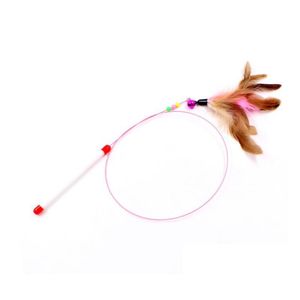 Cat Toys 120pcs Design Design Gift Frong Kitten Pet Teaser Tear Wire Chaser Beads Play Sn4262 Доставка Доставка Домашний сад поставки DHY40