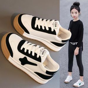 Sneakers Zapatillas Kid Board Shoes Kids Spring Autumn Girls Soft Soled Sports Shoes Boys Antiskid White Sneakers 230705