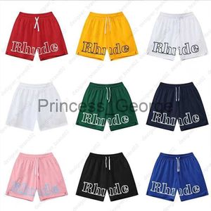 Shorts Masculino Curto Rhude Mesh Shorts Masculino Moda Casual Skate Hip Hop Beach Sweappants com Bolso Trackpant Tamanho 4XL 5XL x0706