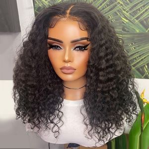 Short Curly Bob Hair Wig 13x4 Hd Human Hair Wig For Women Brazilian Remy Hair Water Wave Lace Front Wigs