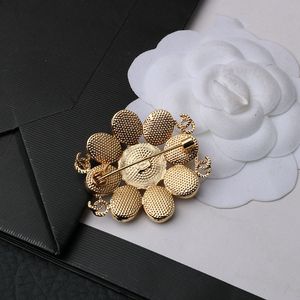 Famous Design Brand Luxury Brooch Women Letter Elegant Brooches Suit Pin Fashion Jewelry Clothing Decoration High Quality Accessories