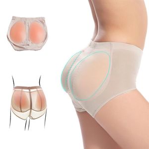 Nuove natiche Push Up Donna Silicone elastico Cuscinetti per fianchi e glutei Culo finto Modellamento del corpo Biancheria intima da donna Stringimento Mutande corte Y253P