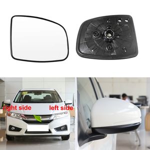 For Honda City 2015-2019 Car Accessories Outer Rearview Side Mirror Lens Door Wing Rear View Mirrors Glass without Heating 1PCS