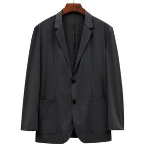 メンズスーツ ブレザー Mブラック ストライプ 新郎スーツ ウェディングドレス フォーマル ビジネス プロフェッショナル 装飾 メンズ 230705