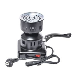 BBQ Grills Portable Black Hookah Charcoal Stove Multipurpose Electric Coals Quick Heating Shisha Heater for Kitchen Accessory 230706