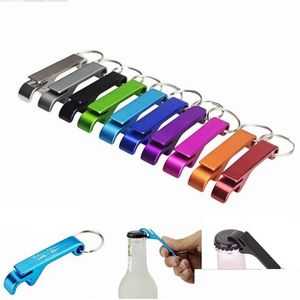 Openers Creative Mtifunctional Beer Bottle Opener Screwdriver Keychain 8 Colors Mini Aluminum Kitchen Drop Delivery Home Garden Dinin Dhkvx