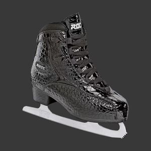 Patins de Gelo Inverno Adulto Preto Couro Genuíno Térmico Quente Engrossar Figura Sapatos Patines Com Lâmina Patinação Impermeável 230706